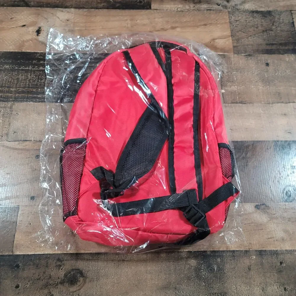 Swiss Military Red Camping Full Sized Backpack